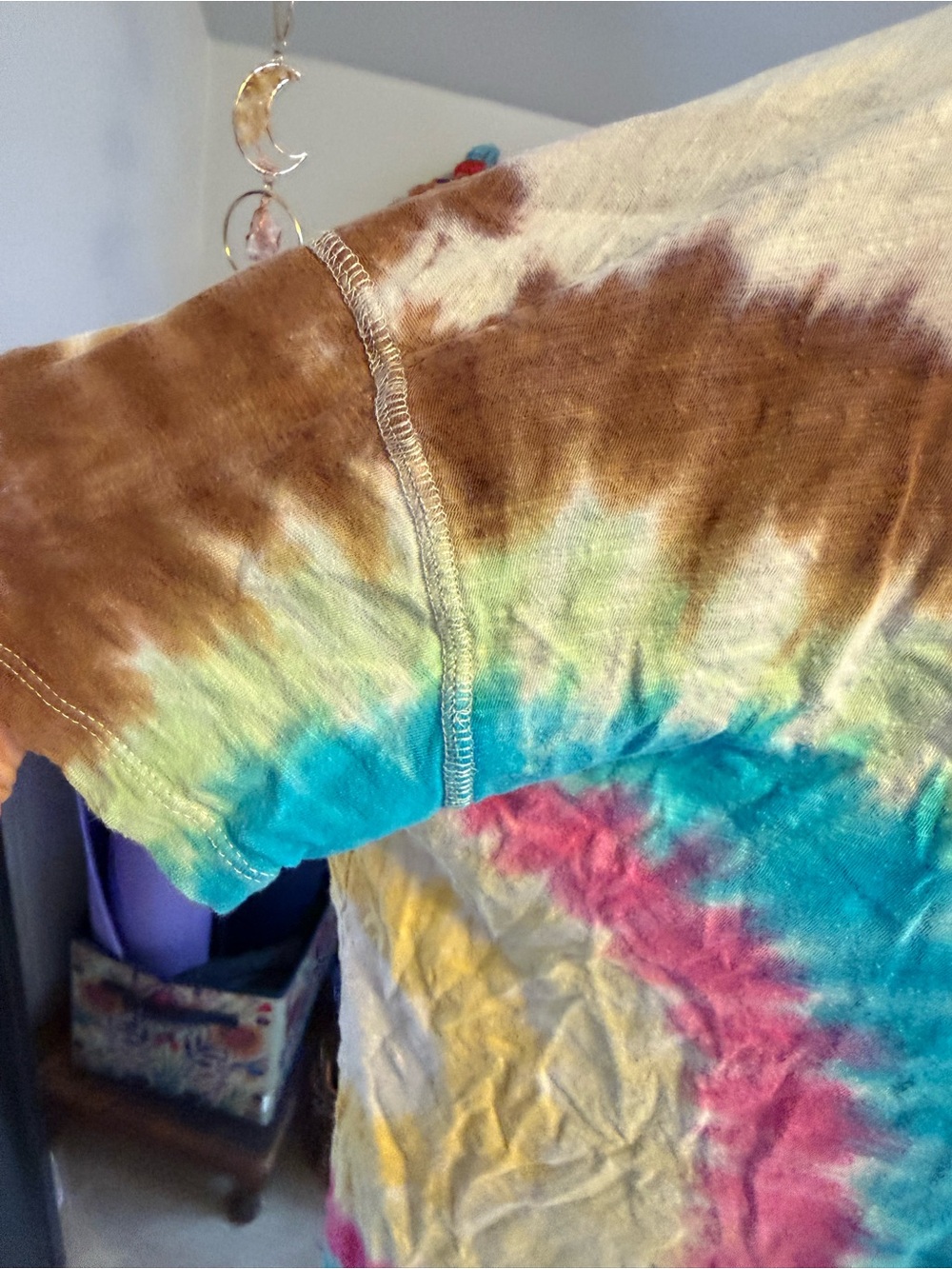 Natural Life Tye Dyed Tunic or Night Shirt oversized XS - Picture 5 of 5